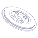 17201-42010 CT26 OIL SEAL PLATE