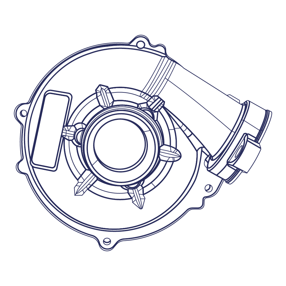 54409700007 bv40 TURBINE HOUSING