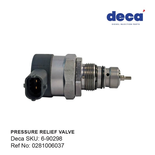 [6-90298] A/M  PRESSURE RELIEF VALVE DRV COMPATIBLE WITH 0281006037